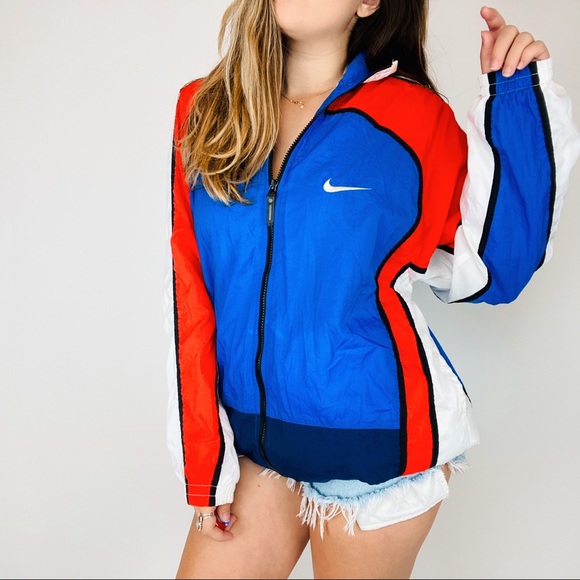 nike vintage bomber jacket